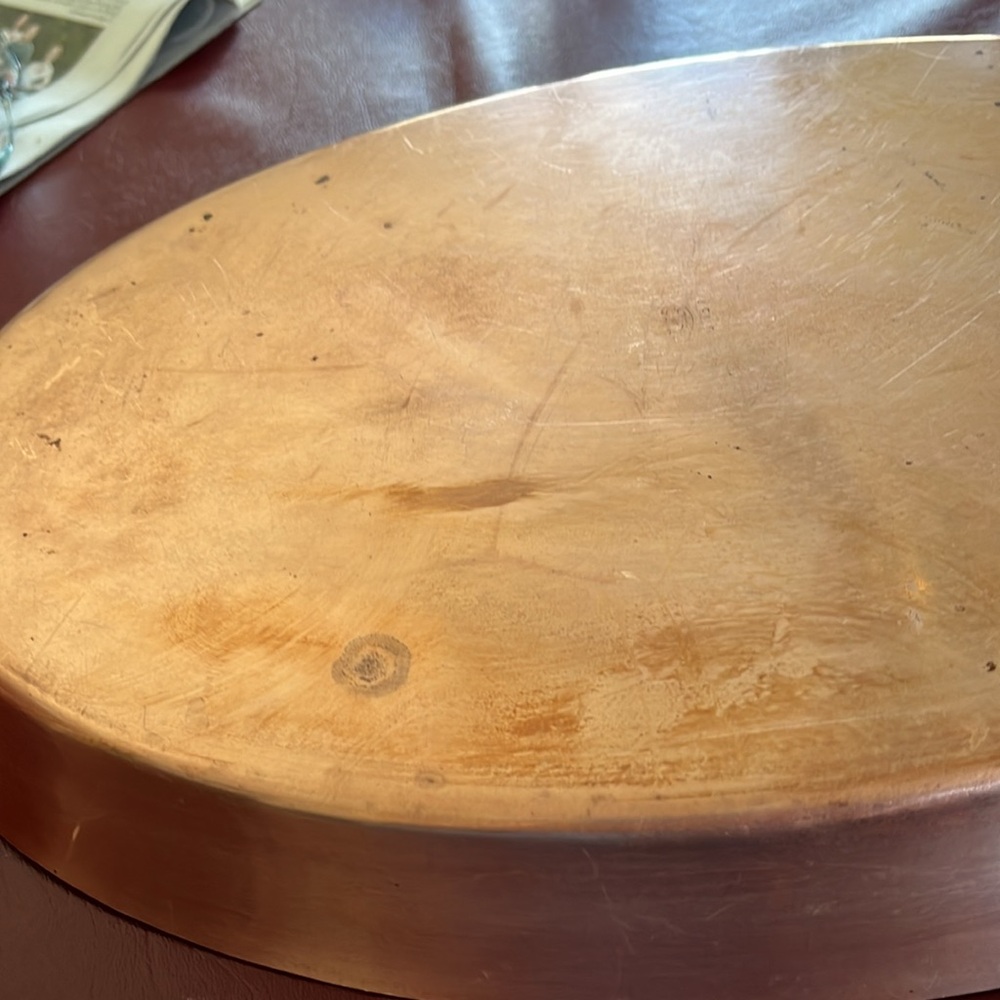Vintage Italian Copper Oval Fish Pan - Picture 13 of 16